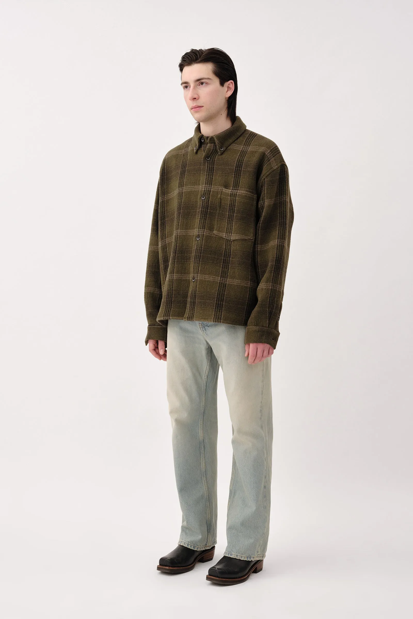 Maza Dark Check