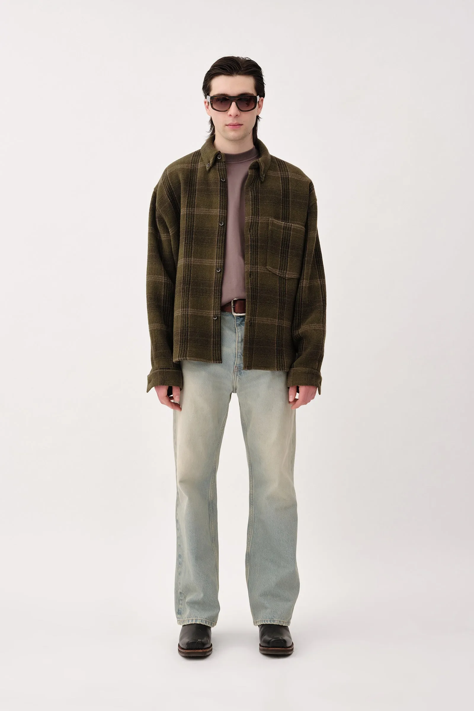 Maza Dark Check