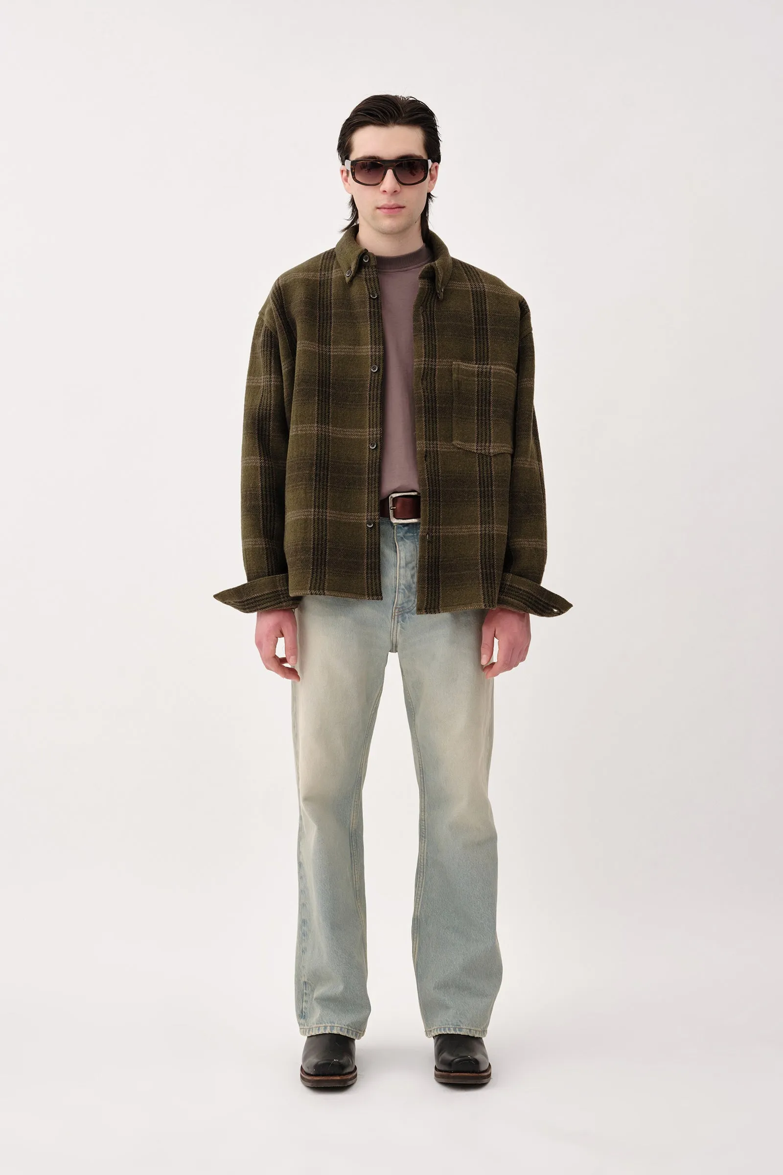 Maza Dark Check
