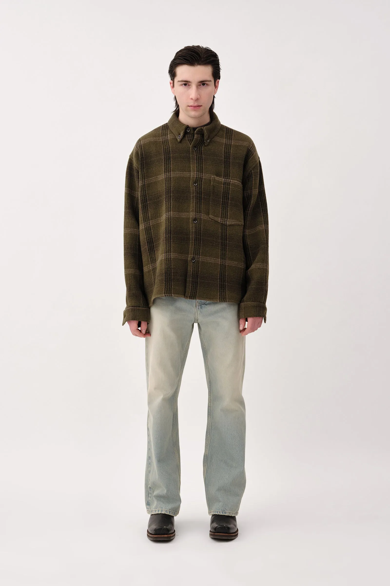 Maza Dark Check