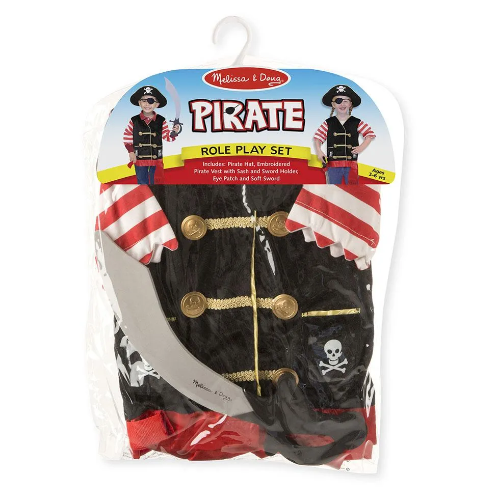 Melissa & Doug Role Play Costume Set Pirate