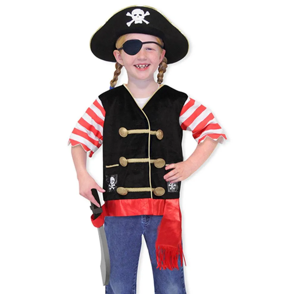 Melissa & Doug Role Play Costume Set Pirate