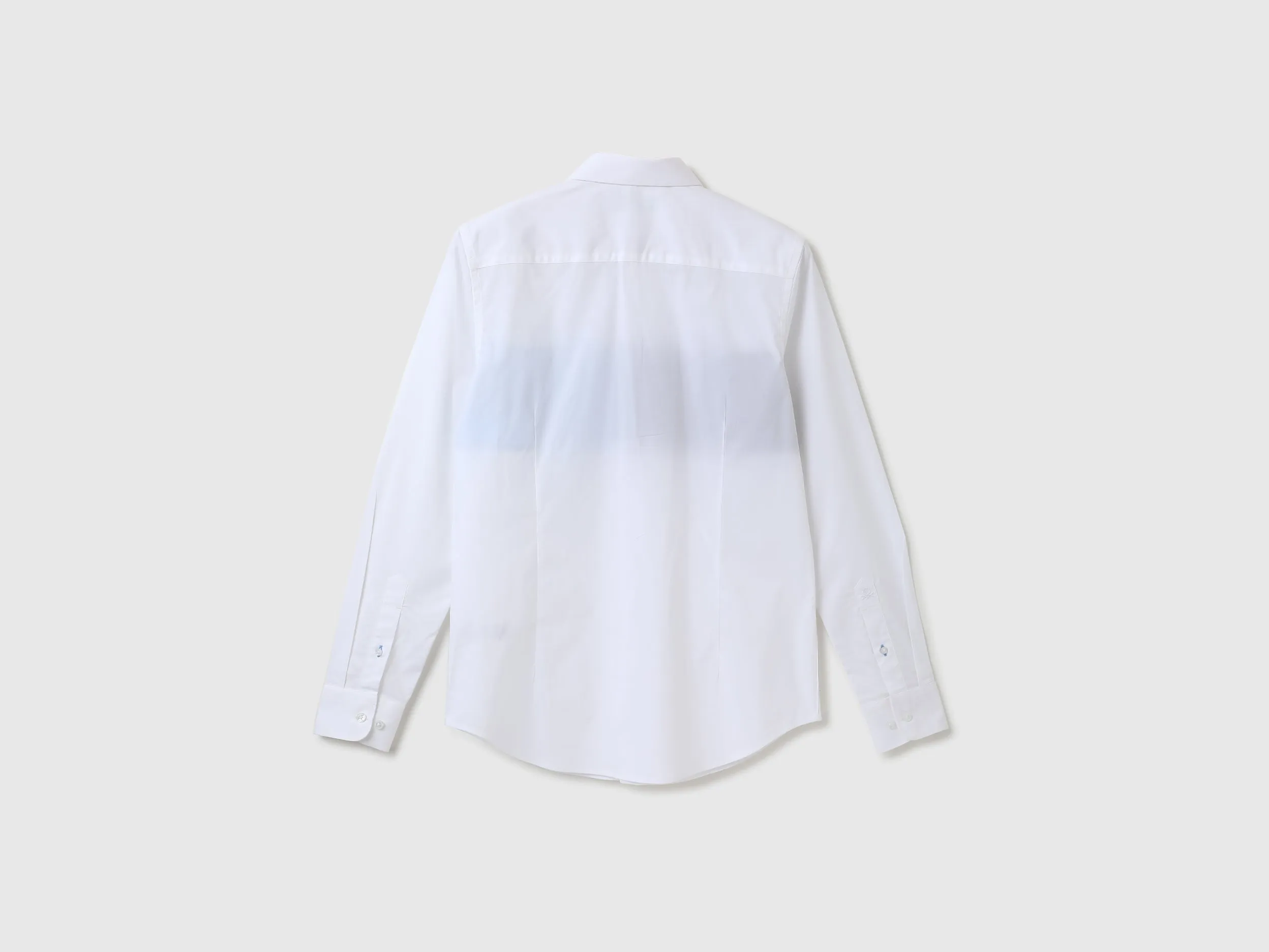 Men Colorblock Spread Collar Shirt