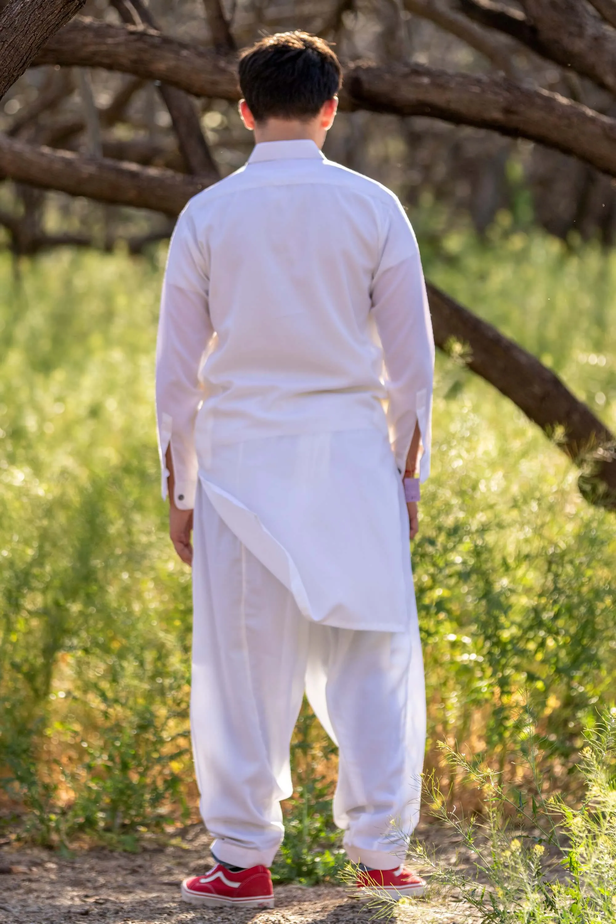 Men Cotton Suit-Salwar Kameez