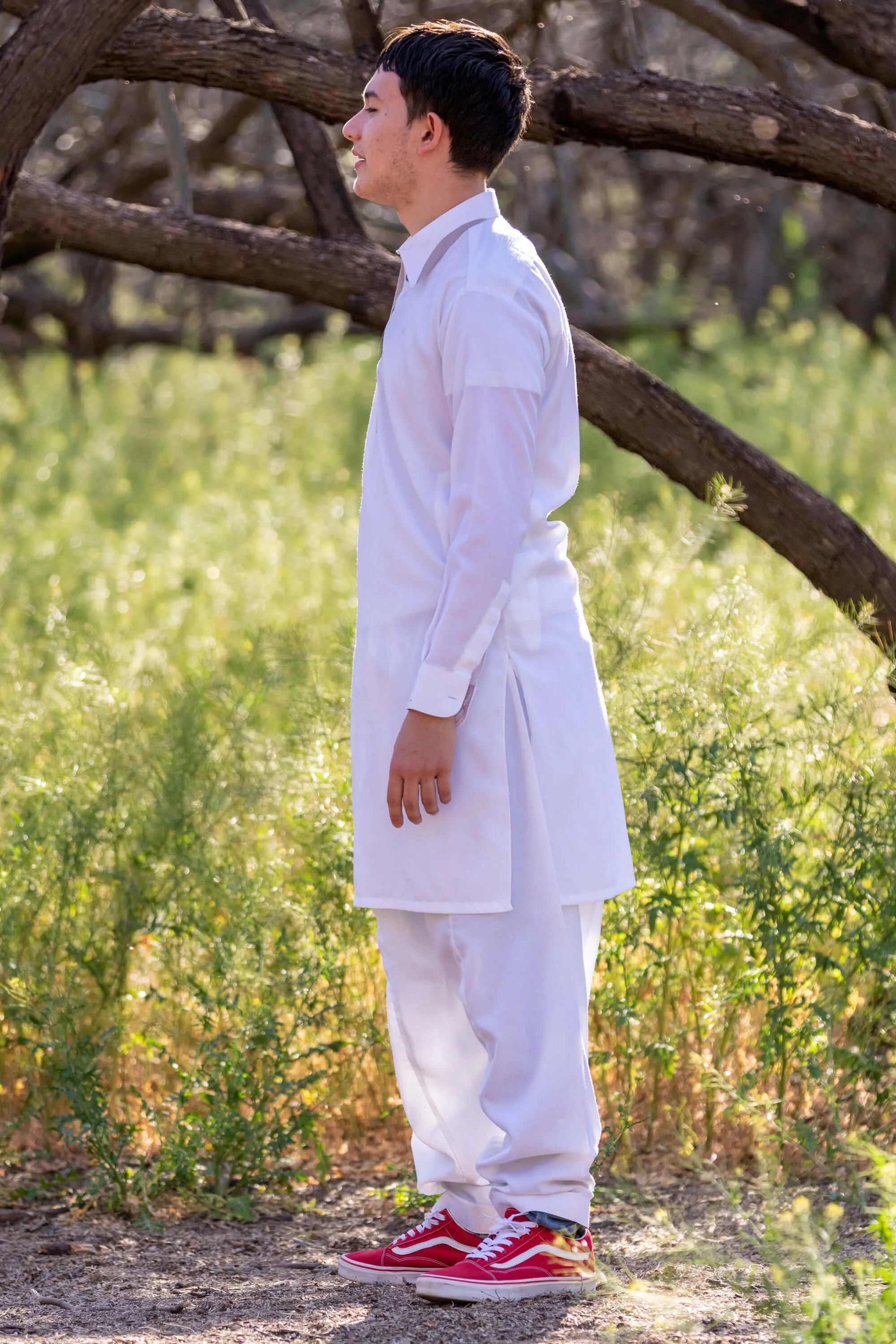 Men Cotton Suit-Salwar Kameez