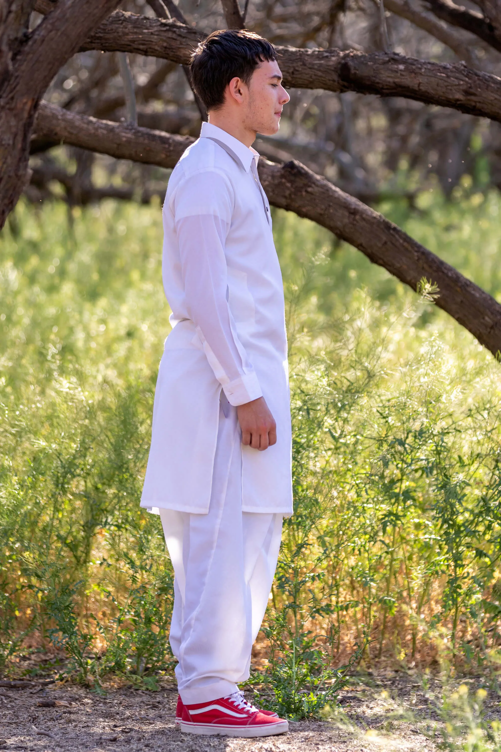 Men Cotton Suit-Salwar Kameez