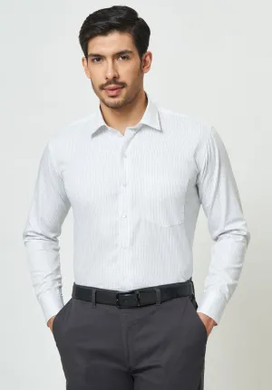 Men White Regular Fit Formal Shirt