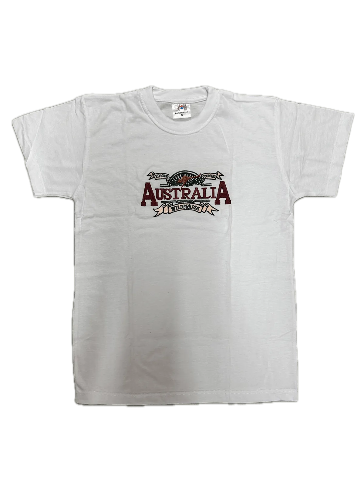 Mens Australia Wilderness T Shirt Souvenir Tee Top 100% Cotton - White