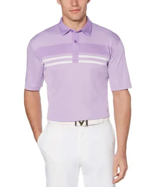 Mens Birdseye Block Polo