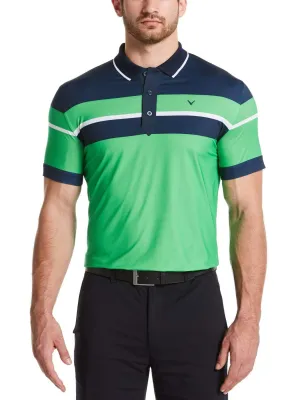 Mens Callaway X Chest Block Polo