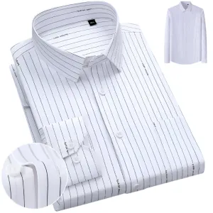 Men's Classic Patterned Business Shirt | Premium Oxford Blend