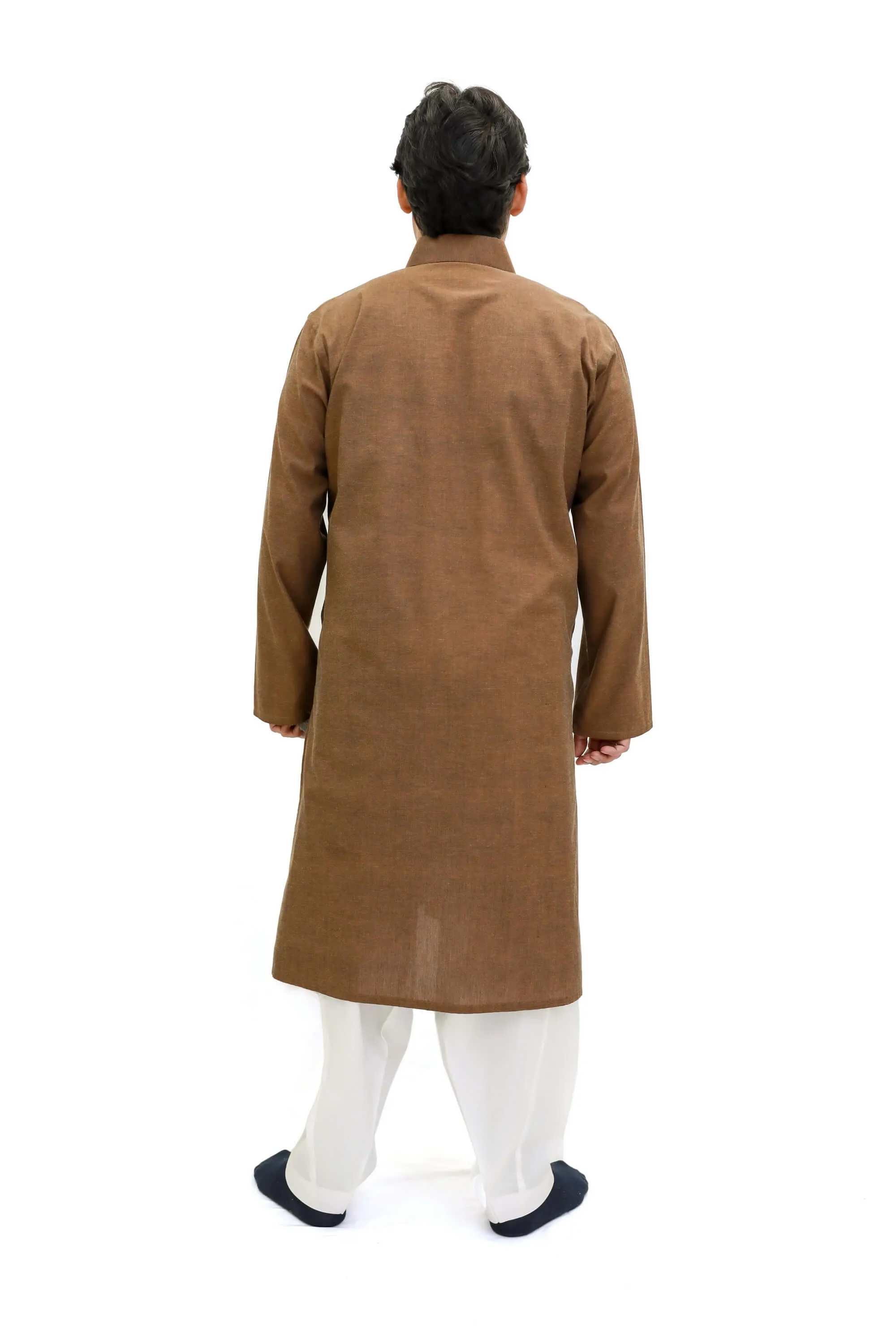 Men's Cotton Brown Kurti