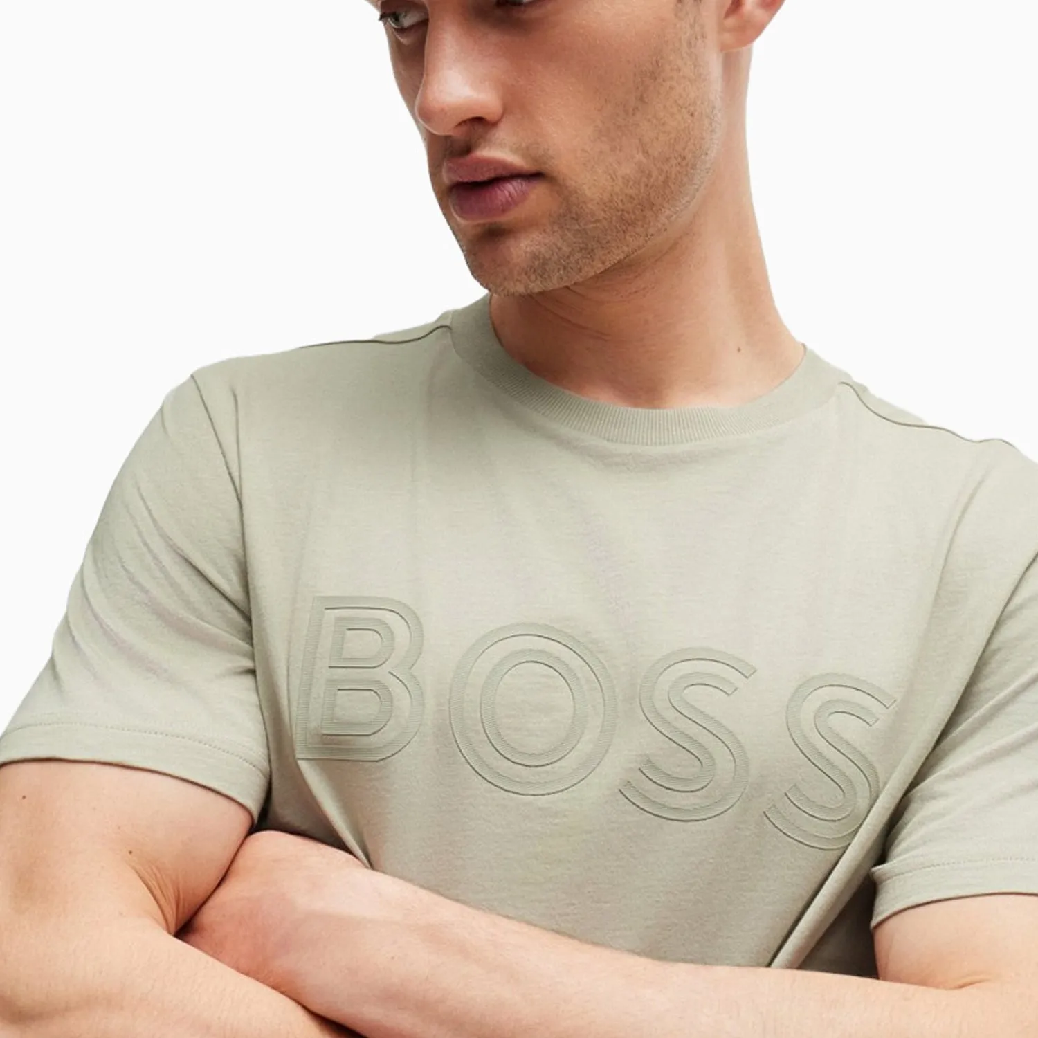 Men's Cotton Jersey Regular Fit T-Shirt With Logo Artwork