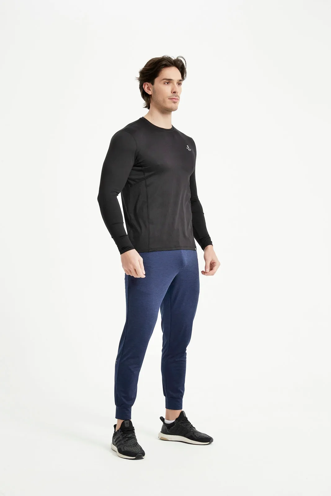 Men's Crew Neck Long Raglan Sleeve Tee