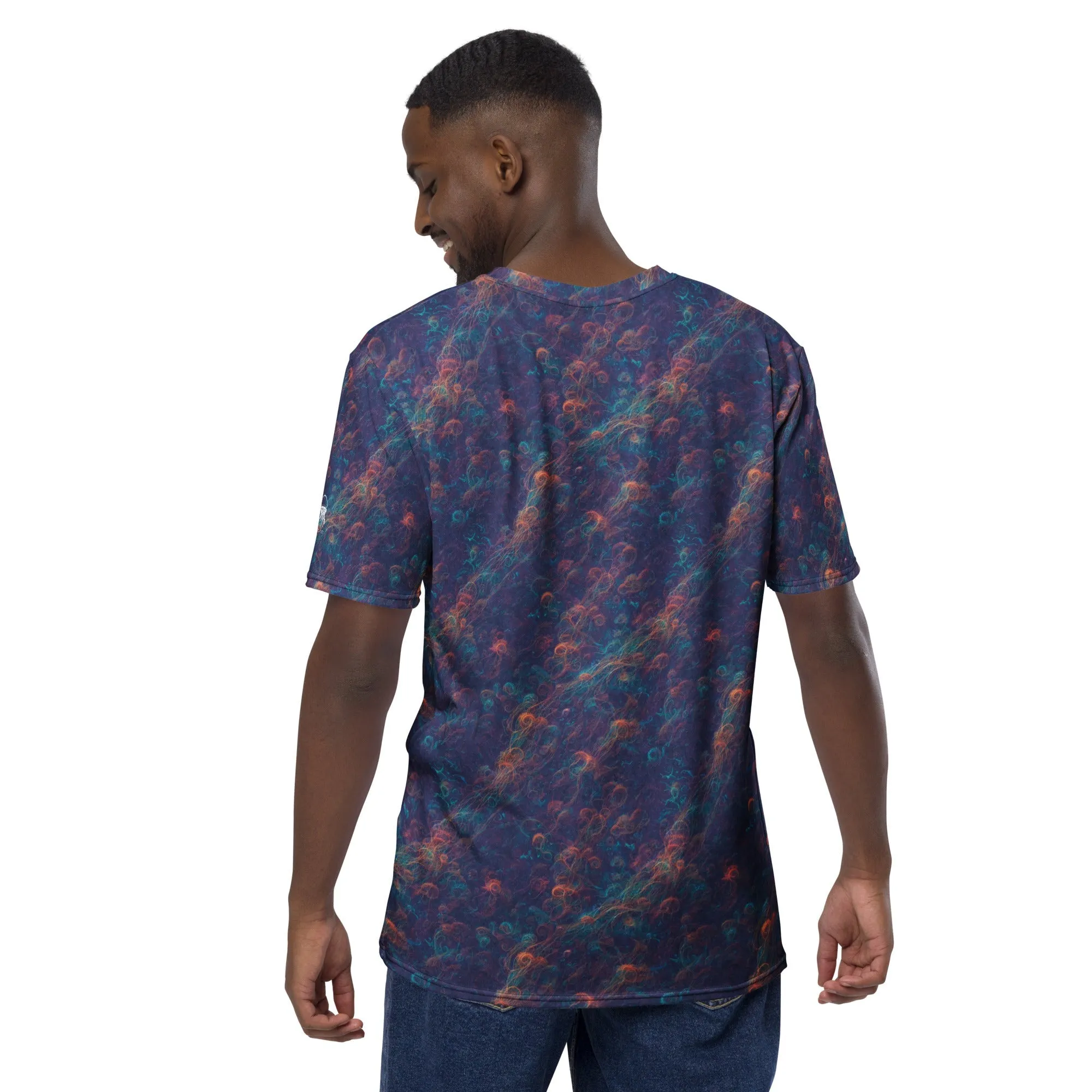 Men's Crewneck T-shirt - Galactic Tangle
