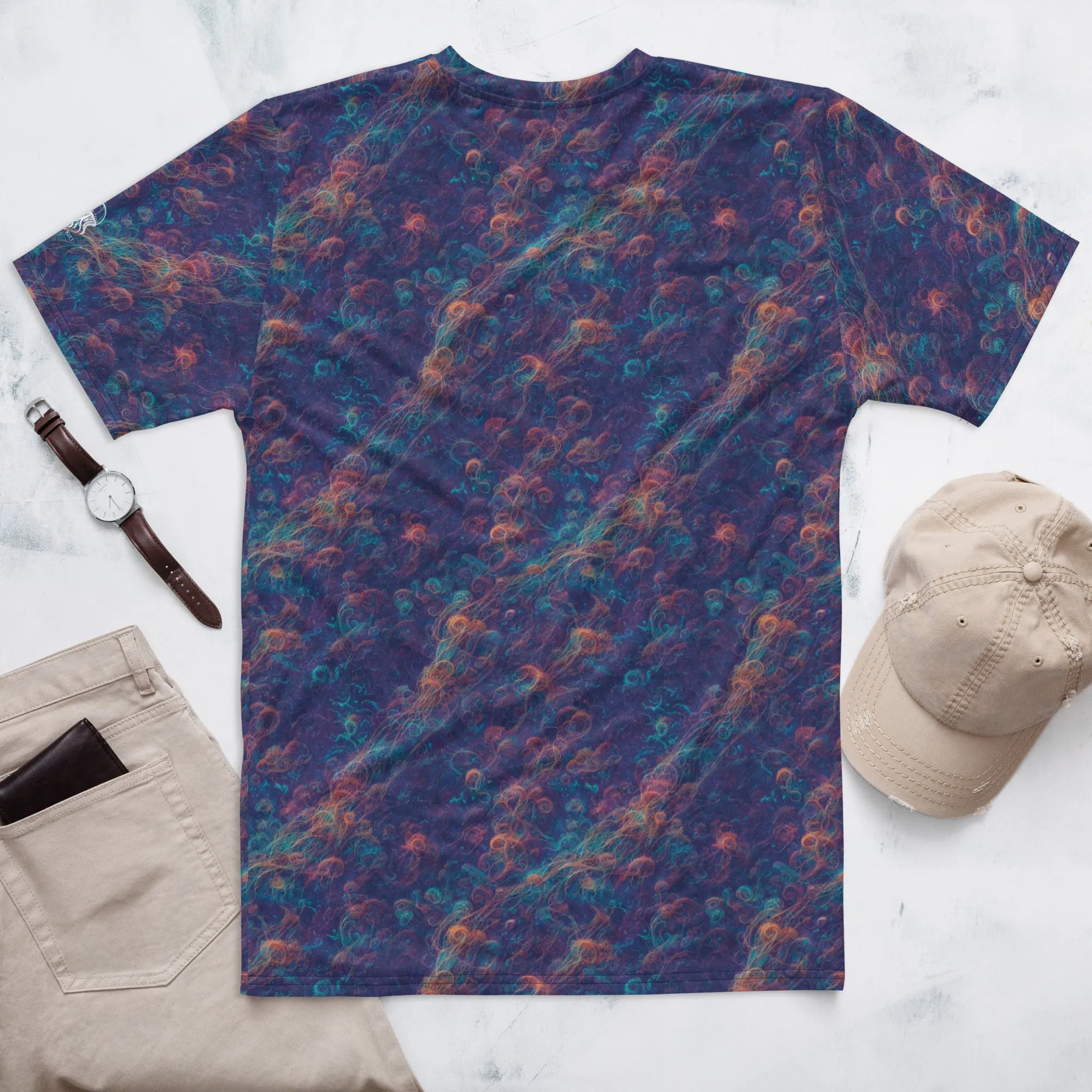 Men's Crewneck T-shirt - Galactic Tangle