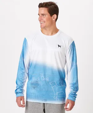 Mens Outfitters Longsleeve Map Tech Tee