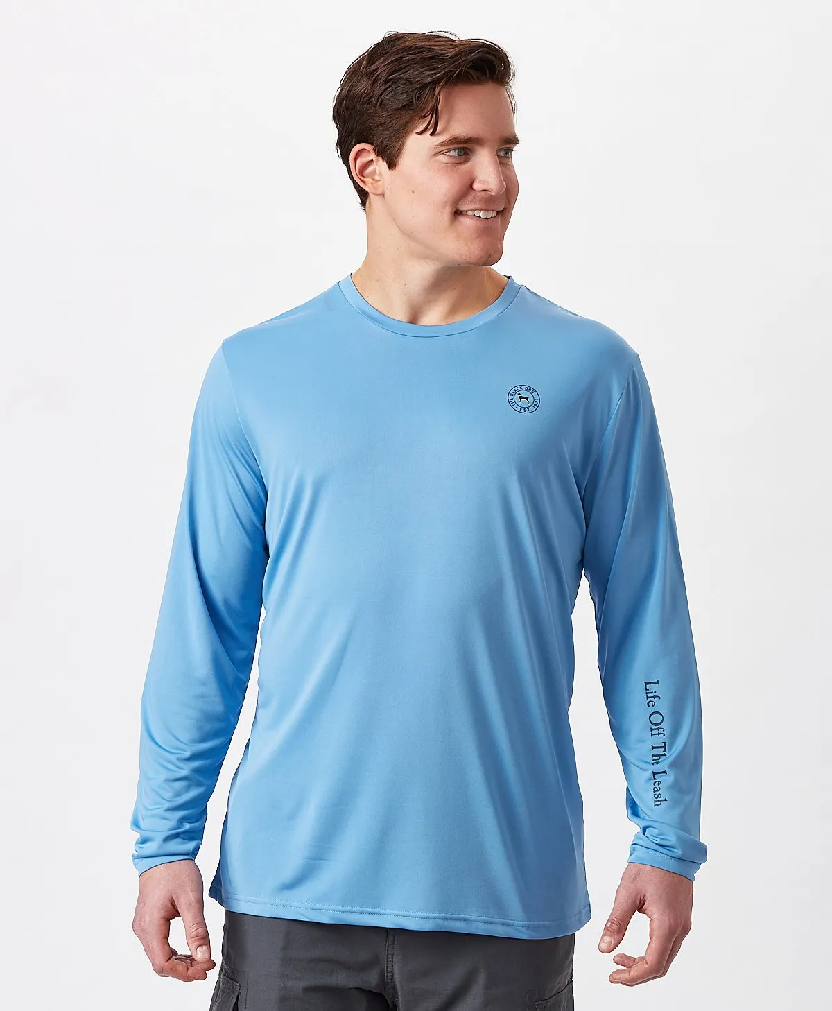 Mens Outfitters LS Solid Tech Tee