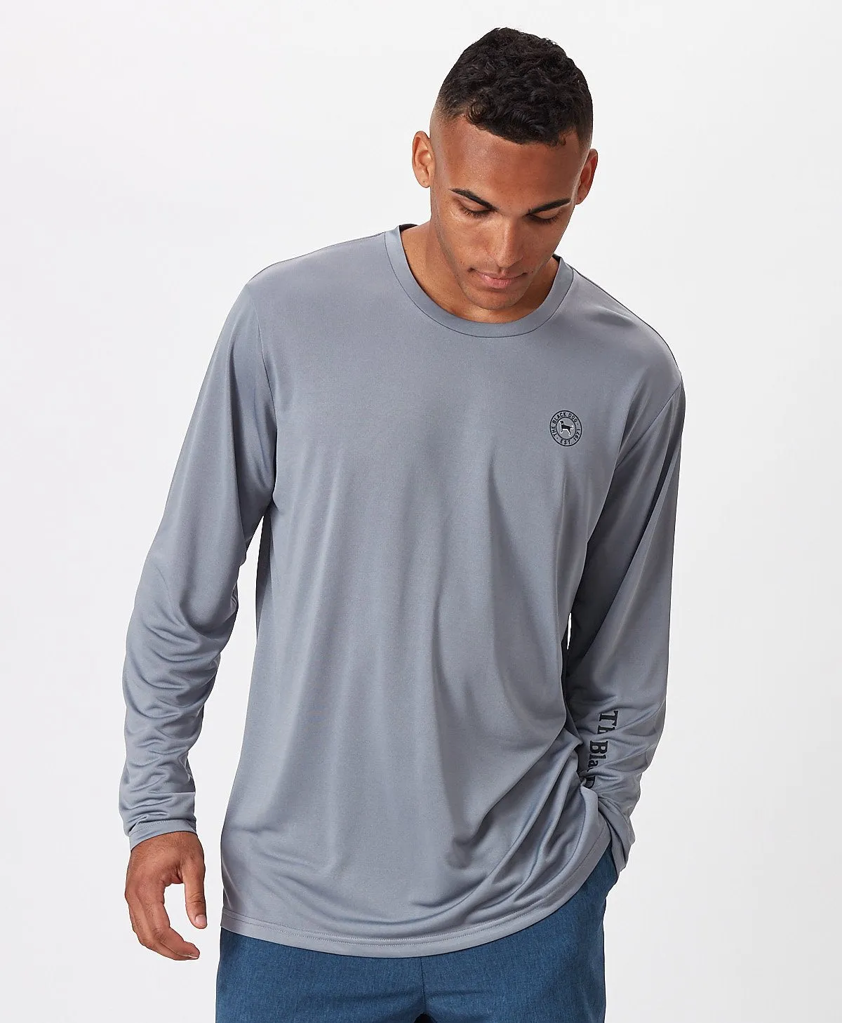 Mens Outfitters LS Solid Tech Tee