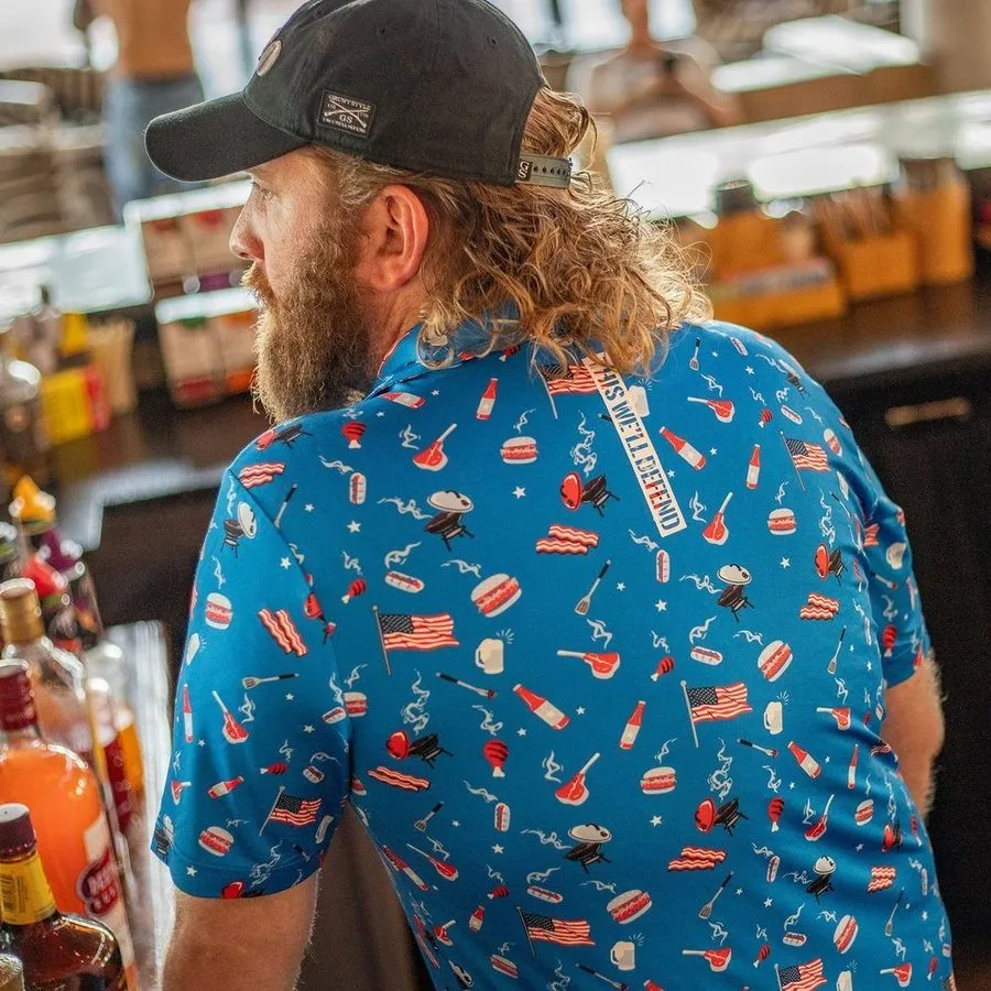 Men's Polo - Meat Sweats