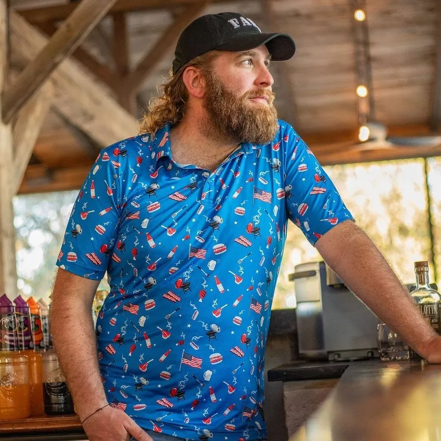 Men's Polo - Meat Sweats