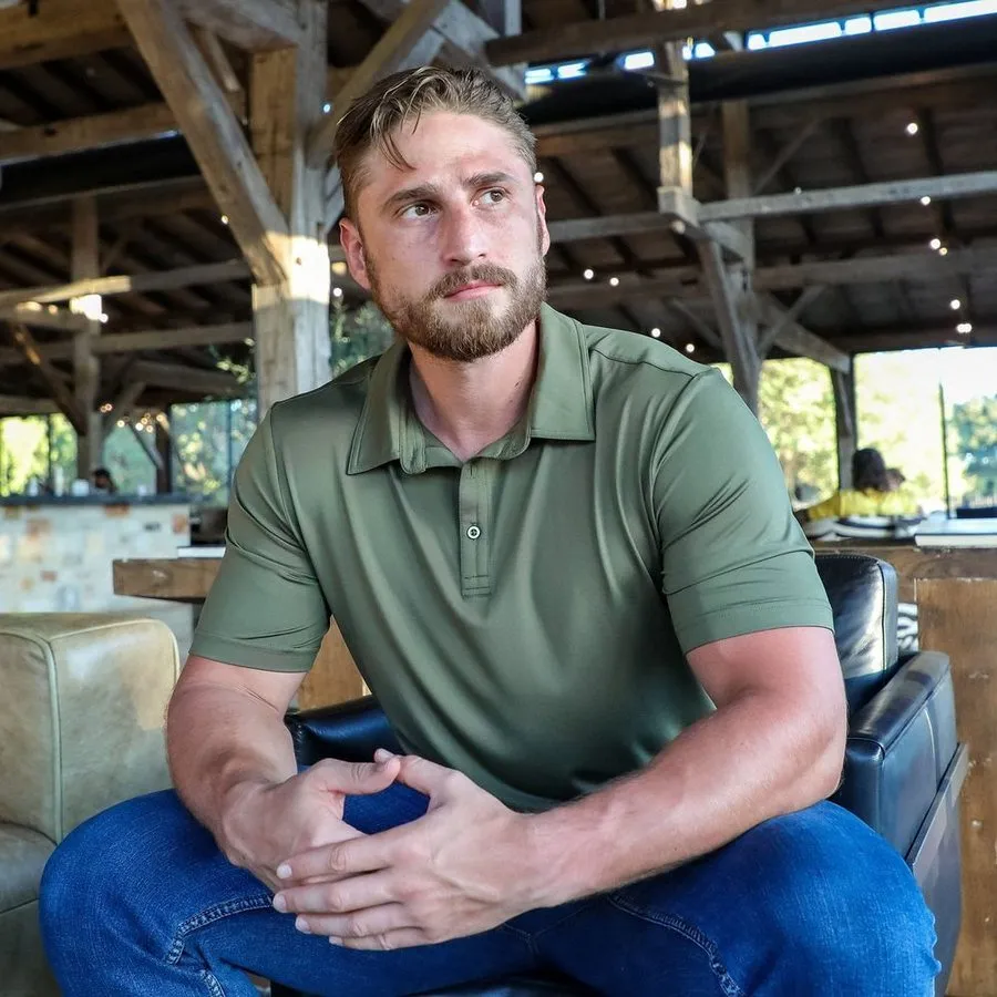 Men's Polo - Military Green