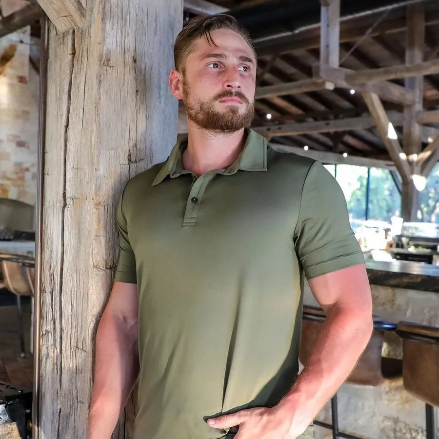 Men's Polo - Military Green