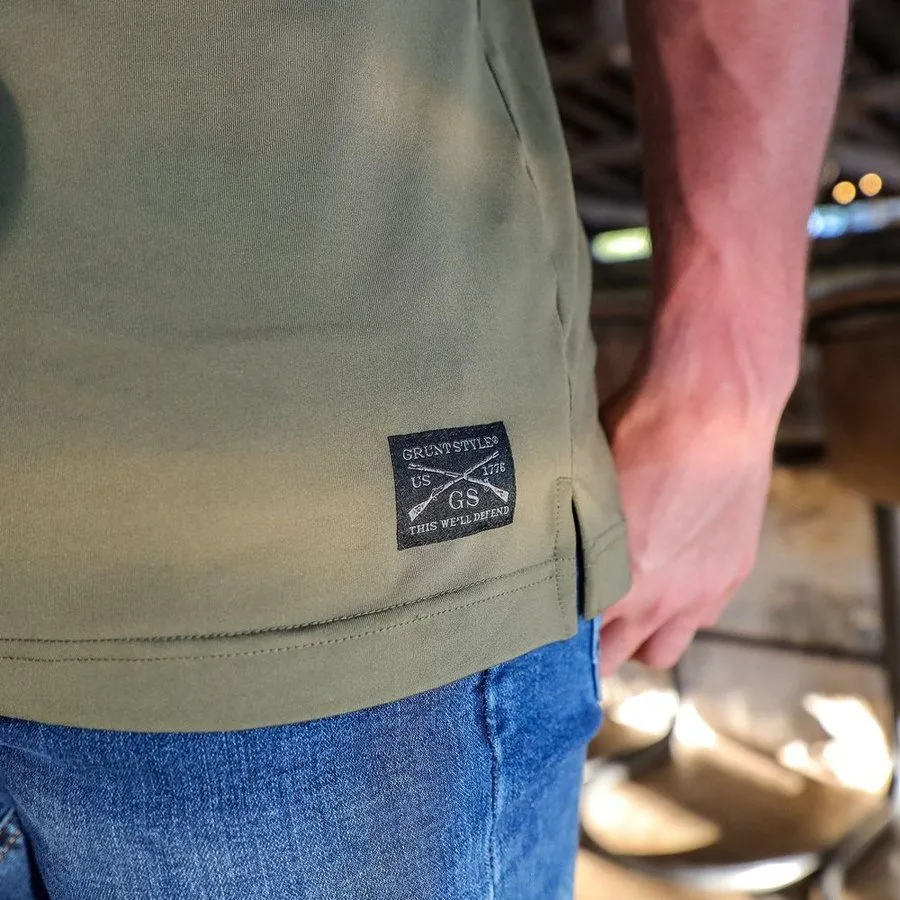 Men's Polo - Military Green