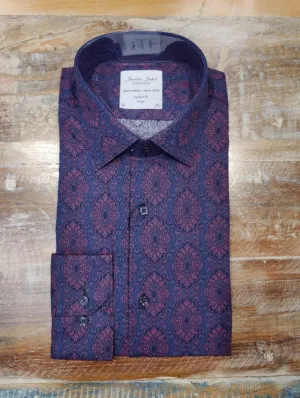 Men's Seven Seas | Bentley Button Down Shirt | Blue