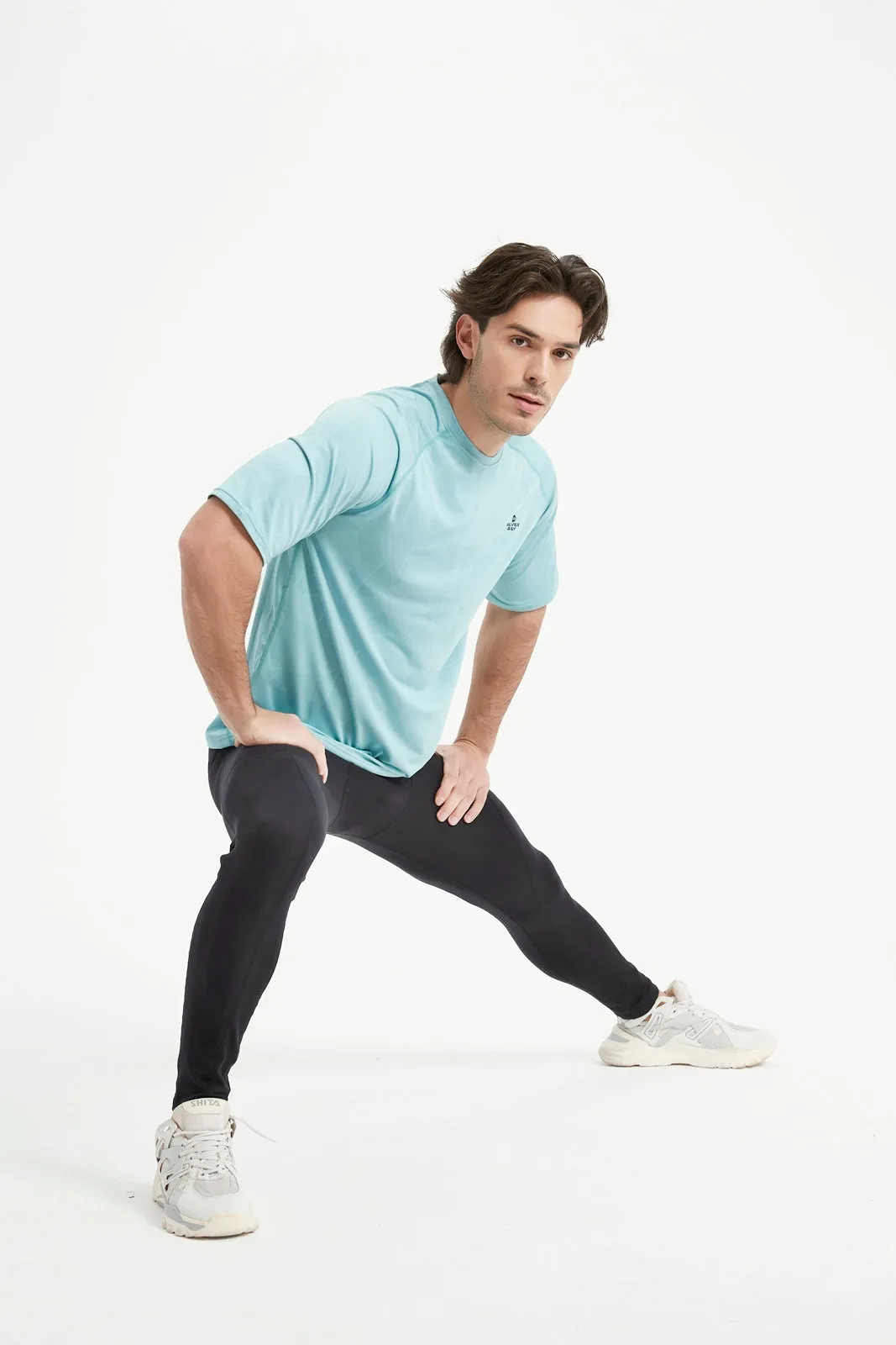 Men's Short Sleeved Crew Neck Raglan Sleeved Tee