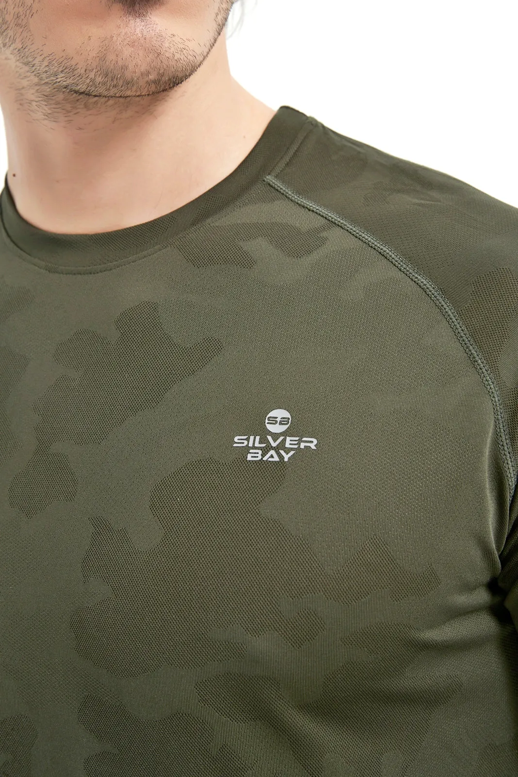 Men's Short Sleeved Crew Neck Raglan Sleeved Tee