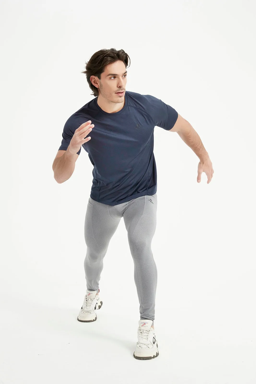 Men's Short Sleeved Crew Neck Raglan Sleeved Tee