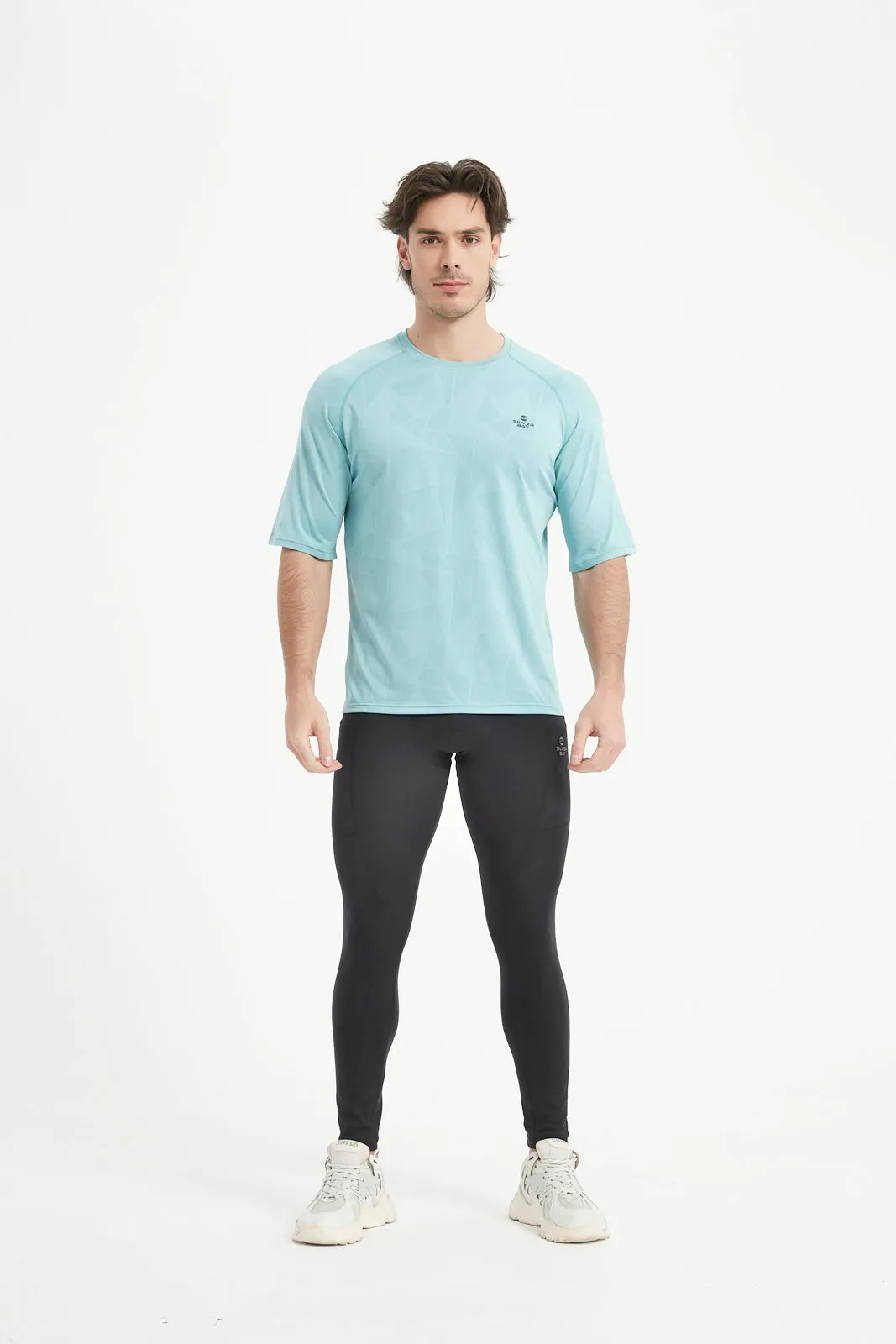 Men's Short Sleeved Crew Neck Raglan Sleeved Tee