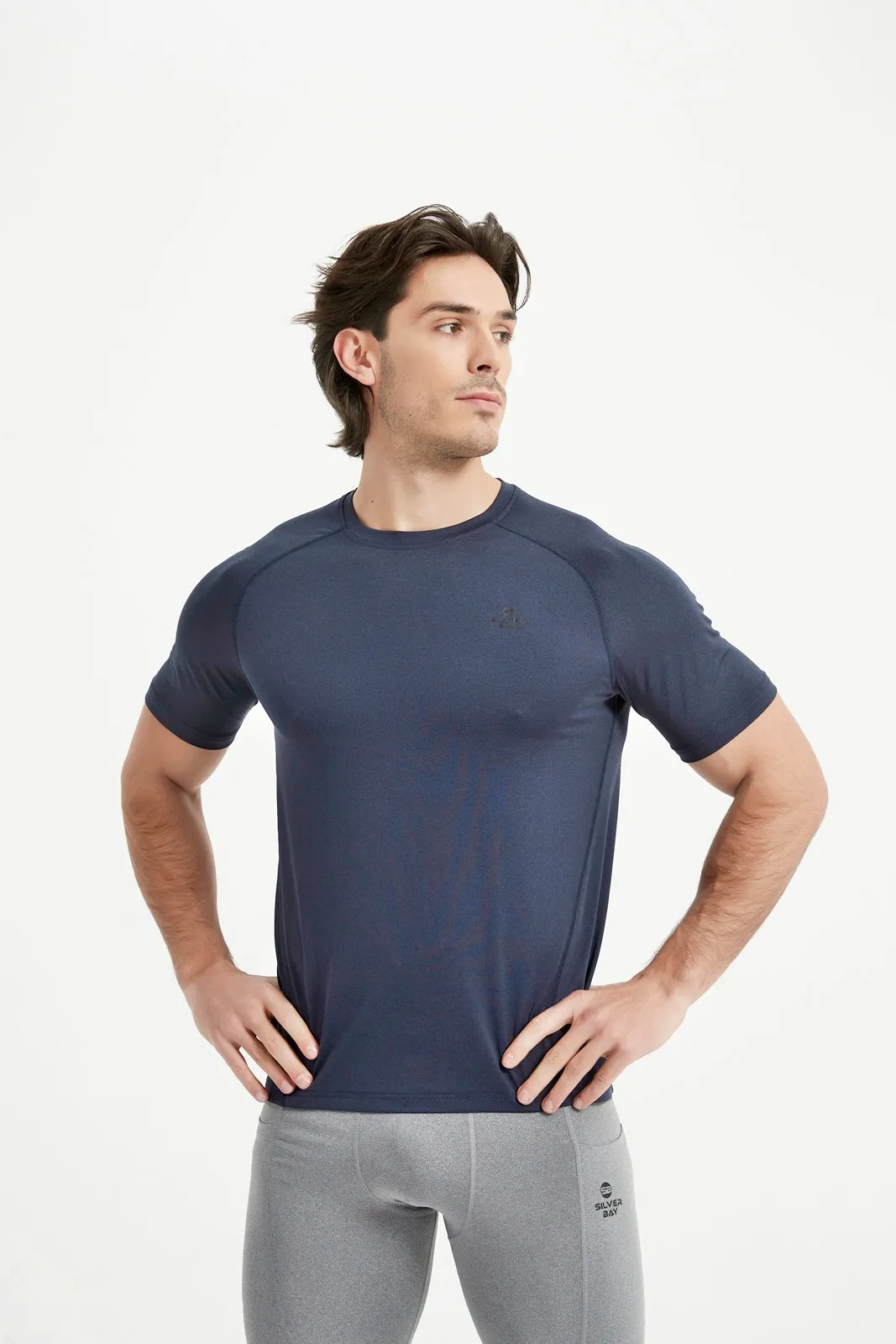 Men's Short Sleeved Crew Neck Raglan Sleeved Tee