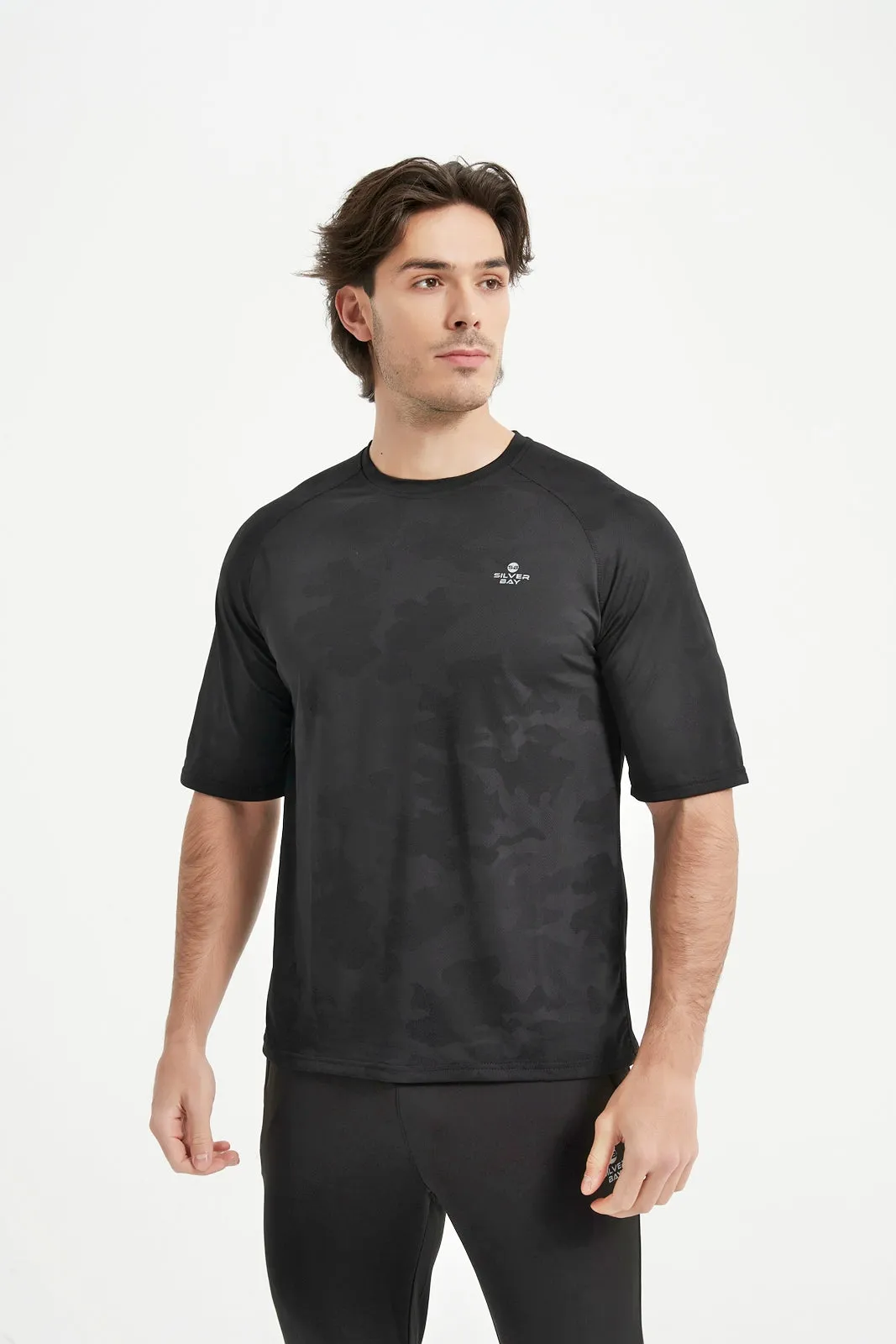 Men's Short Sleeved Crew Neck Raglan Sleeved Tee