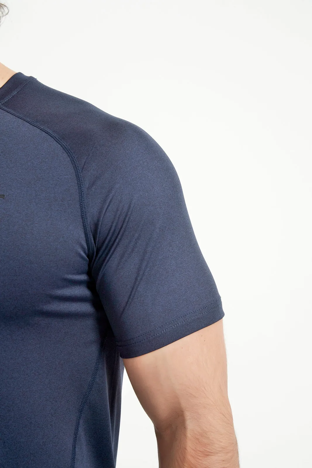 Men's Short Sleeved Crew Neck Raglan Sleeved Tee