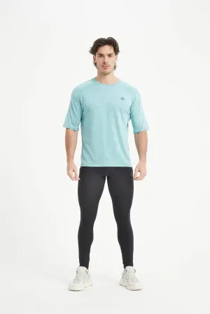 Men's Short Sleeved Crew Neck Raglan Sleeved Tee