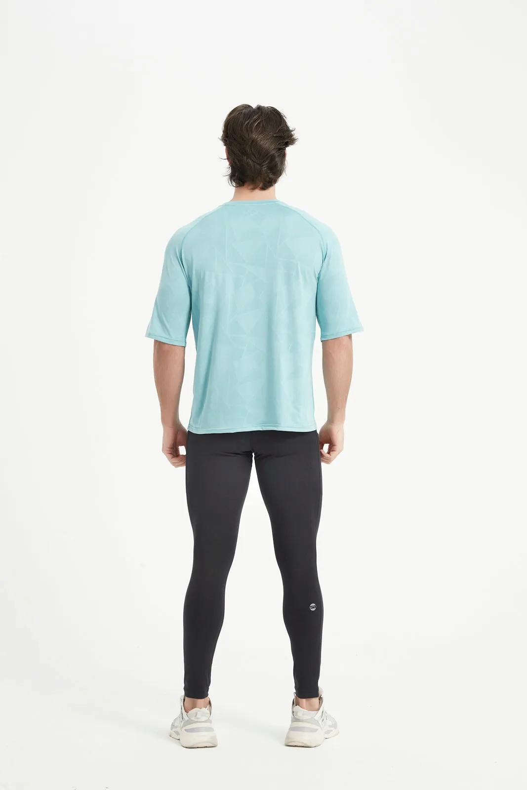 Men's Short Sleeved Crew Neck Raglan Sleeved Tee