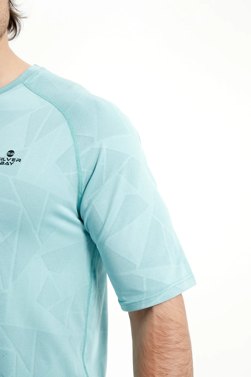 Men's Short Sleeved Crew Neck Raglan Sleeved Tee