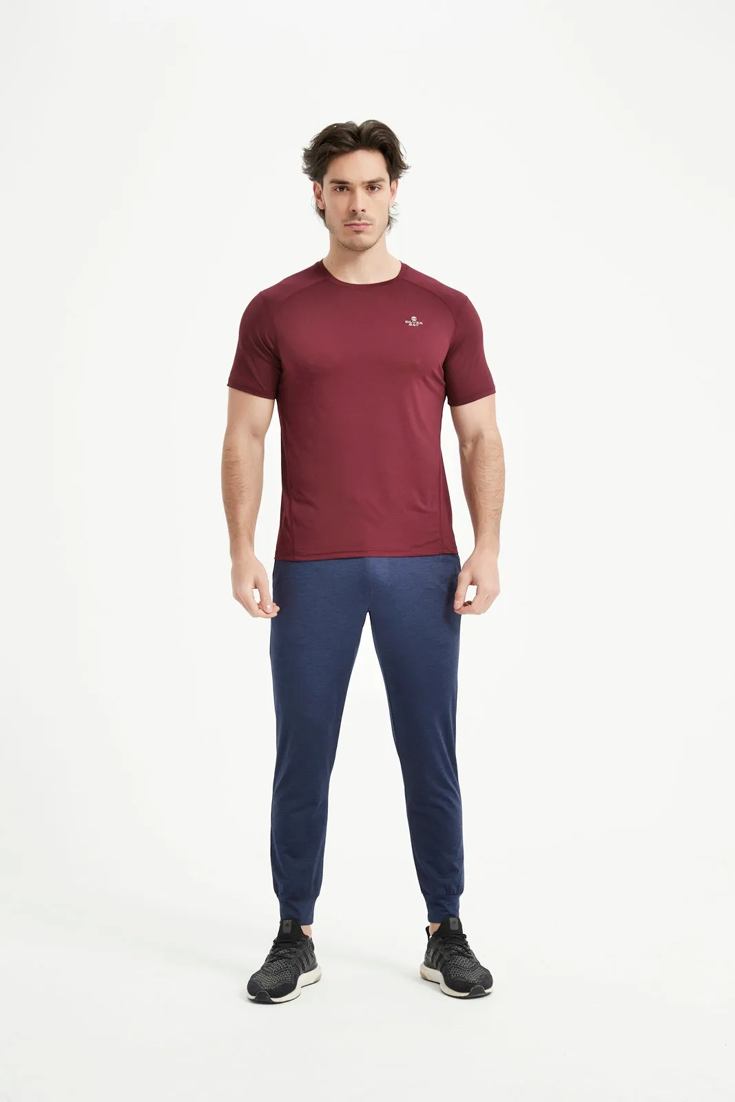 Men's Short Sleeved Crew Neck Set-In Sleeved Tee