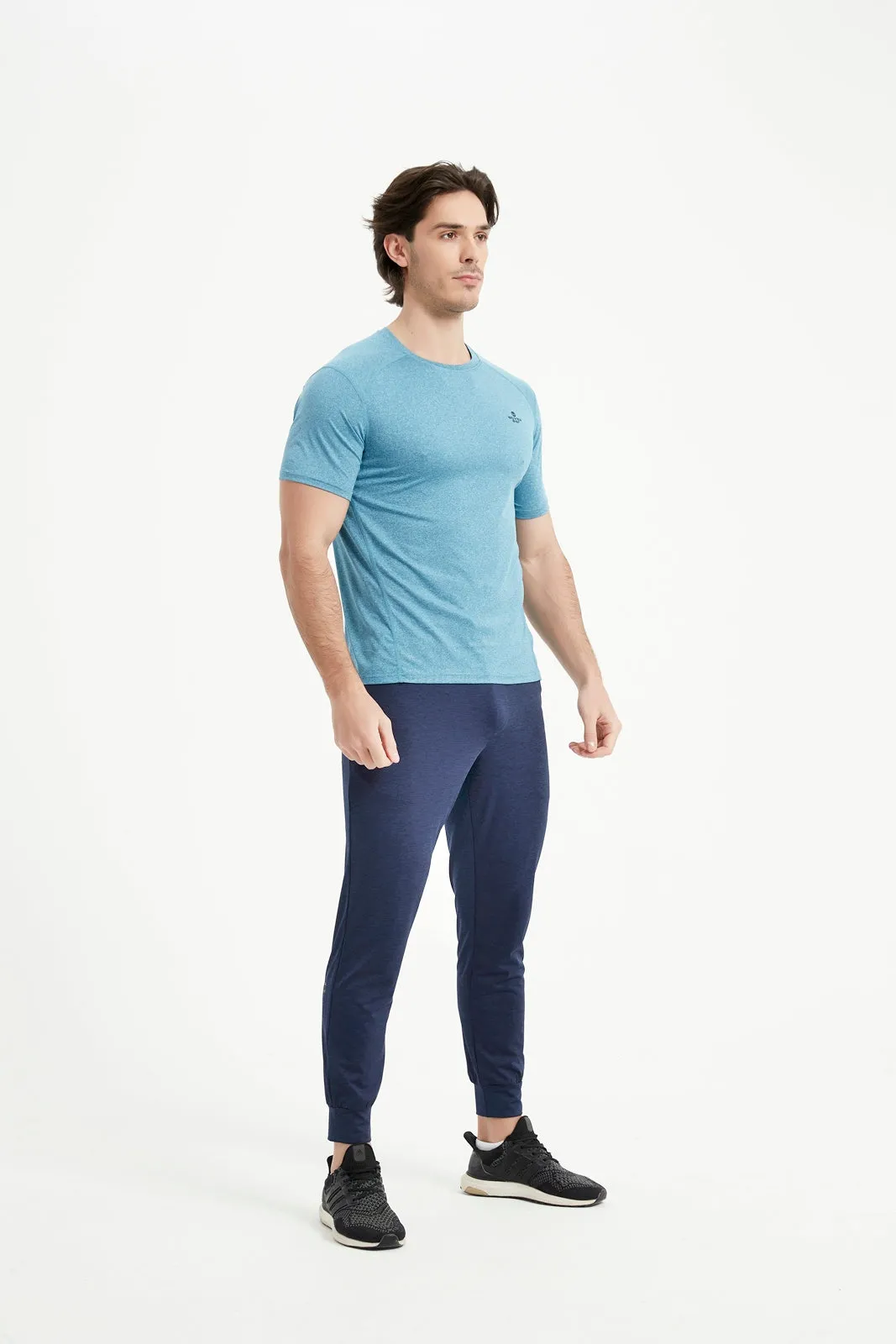 Men's Short Sleeved Crew Neck Set-In Sleeved Tee