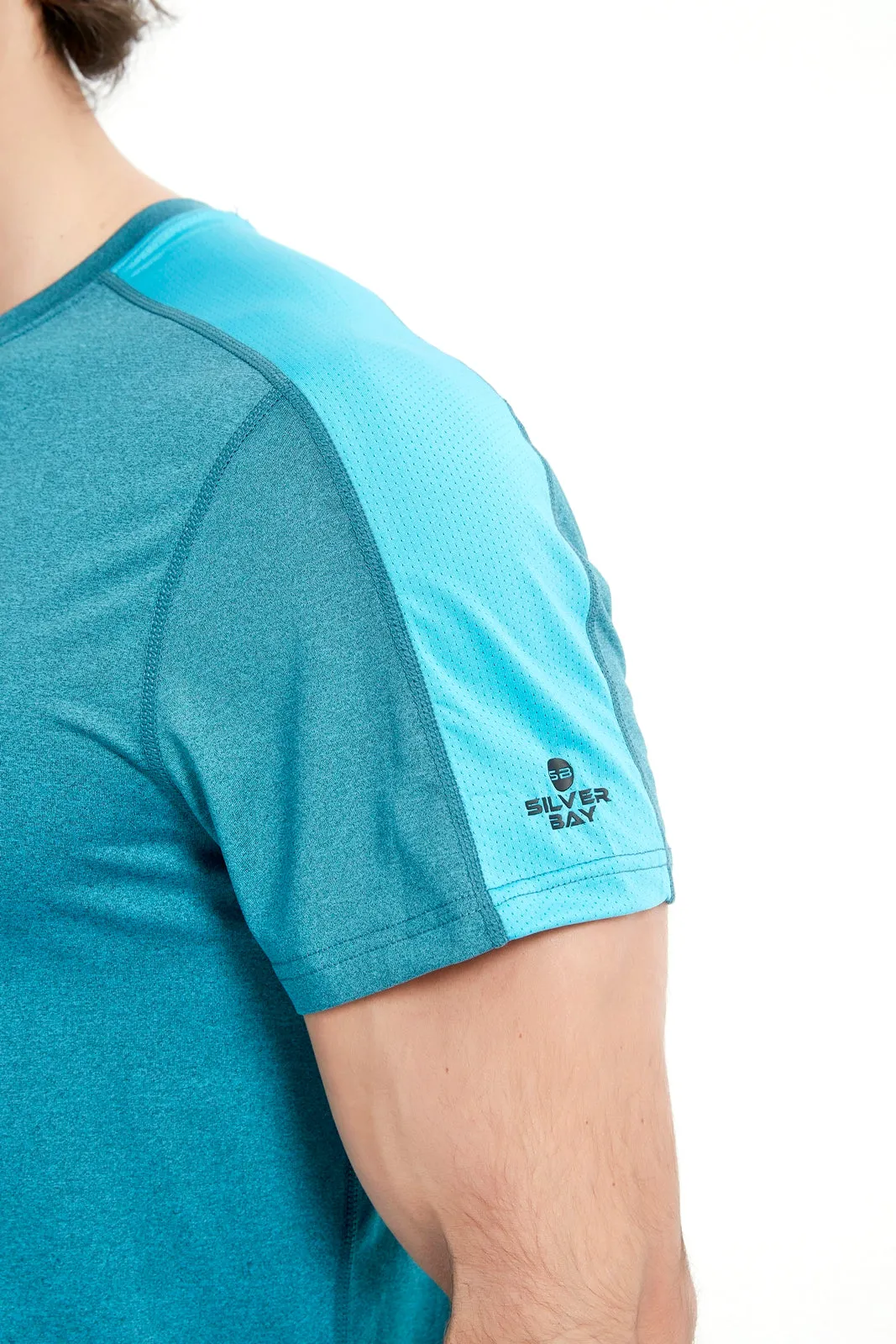 Men's Short Sleeved Crew Neck Set In Sleeved Tee
