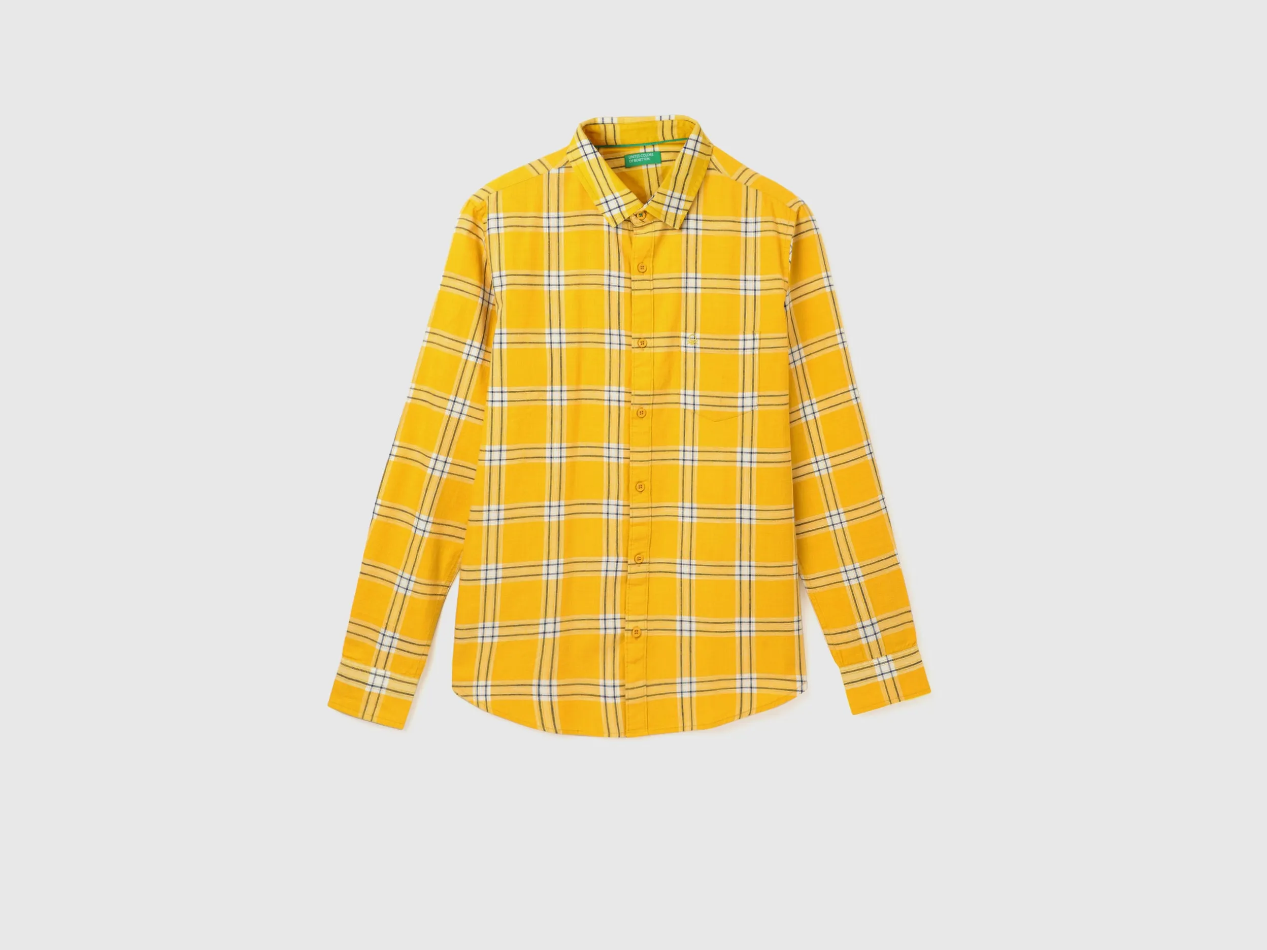 Men's Slim Fit Spread Collar Checked Shirts