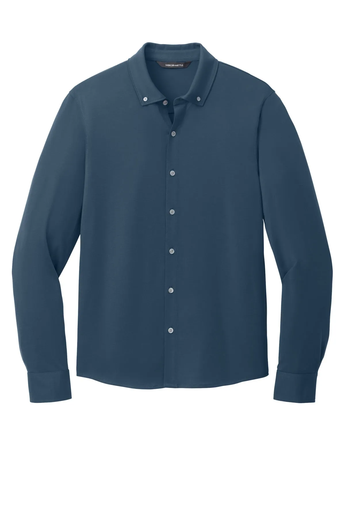 Mercer Mettle Stretch Jersey Long Sleeve Shirt MM1018 Insignia Blue