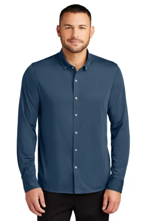 Mercer Mettle Stretch Jersey Long Sleeve Shirt MM1018 Insignia Blue