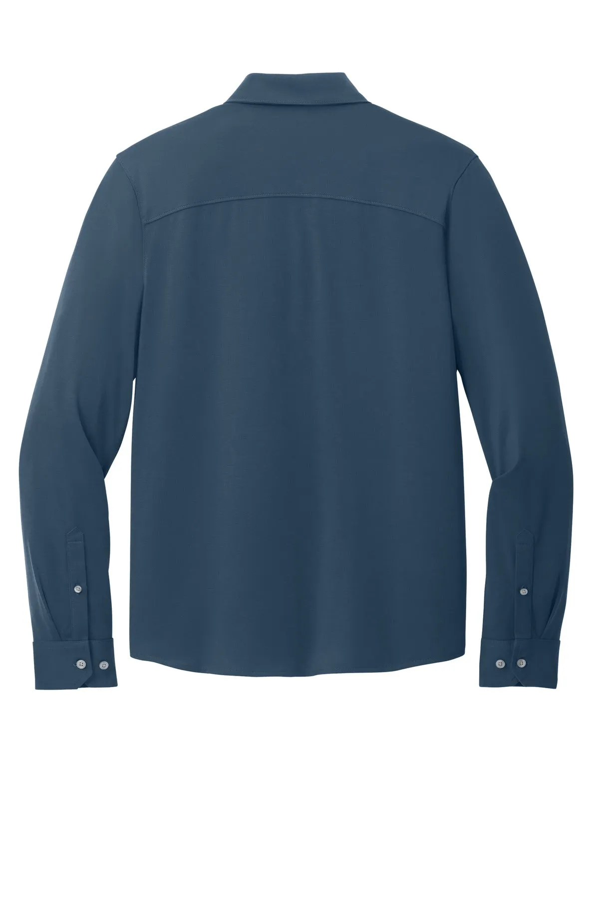 Mercer Mettle Stretch Jersey Long Sleeve Shirt MM1018 Insignia Blue