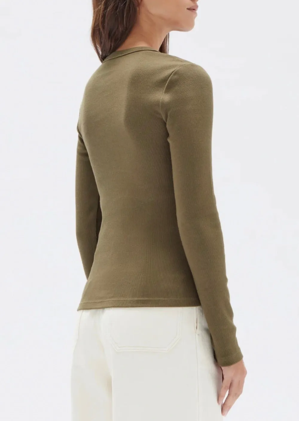 Miana Organic Long Sleeve Tee Spruce