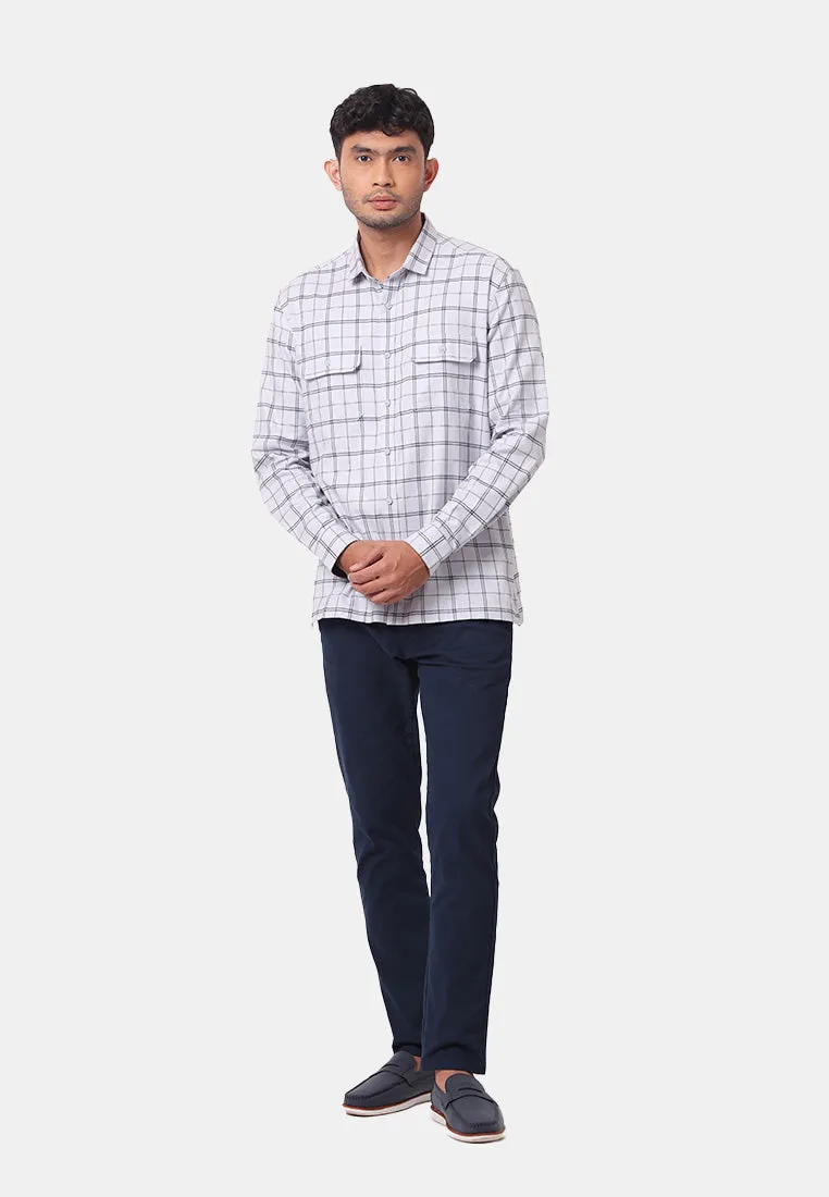 MOC Kemeja Lengan Panjang Pria AMBROSE-GREY