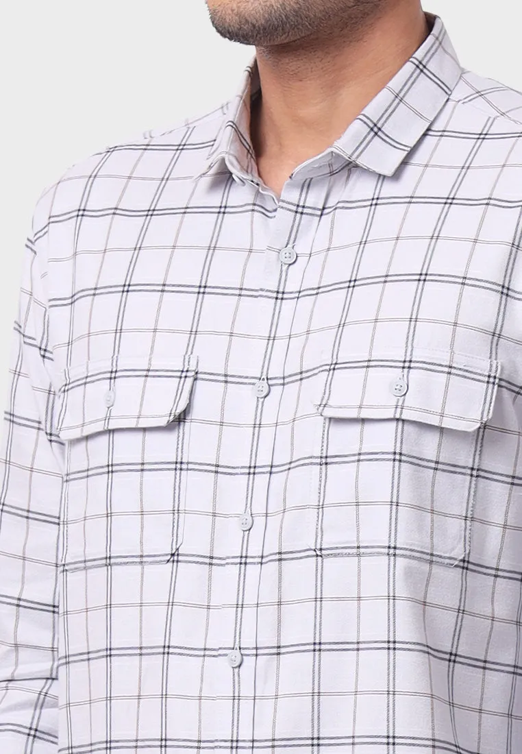 MOC Kemeja Lengan Panjang Pria AMBROSE-GREY