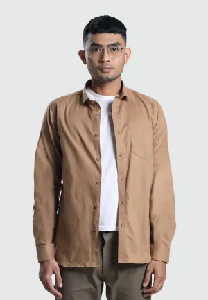 MOC Kemeja Lengan Panjang Pria CASPIAN-TAN